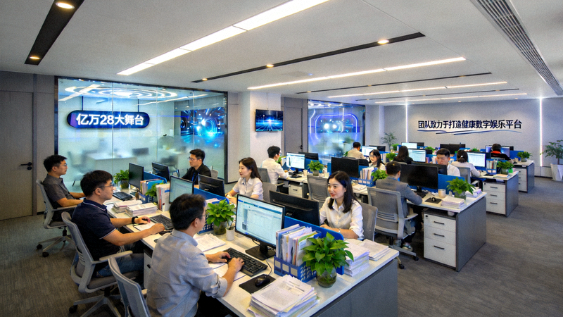关于亿万28大舞台 - 团队致力于打造健康数字娱乐平台的办公环境