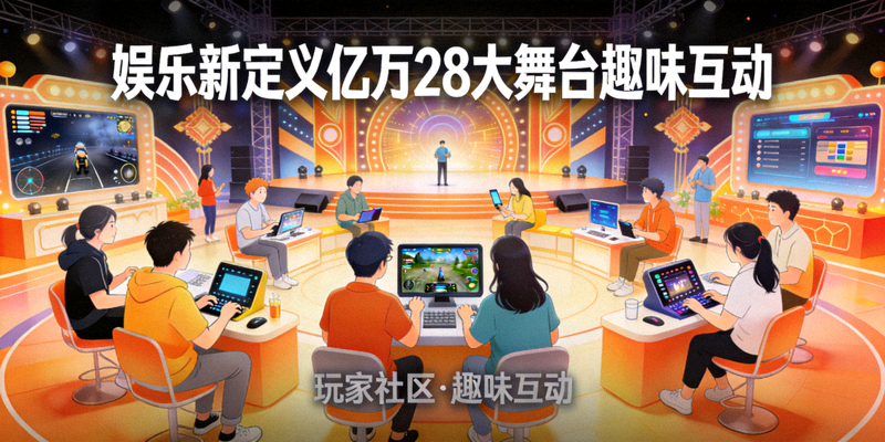 娱乐新定义亿万28大舞台趣味互动 - 玩家社区互动场景